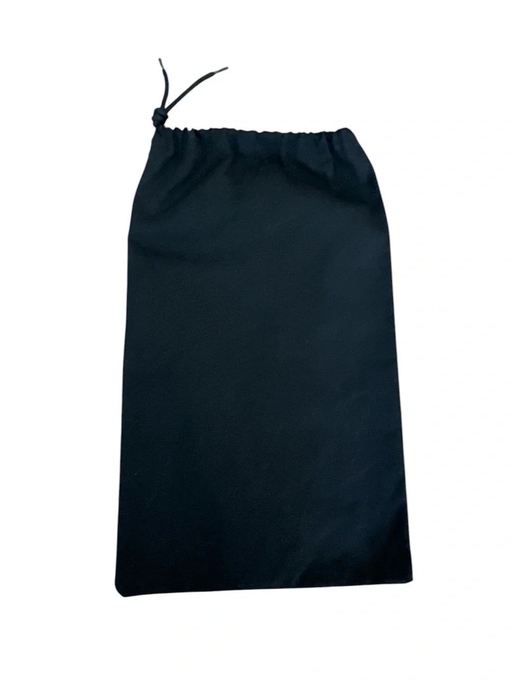 Chanel Black Drawstring Cotton Fabric Dust Bag Authentic Travel Lightweight